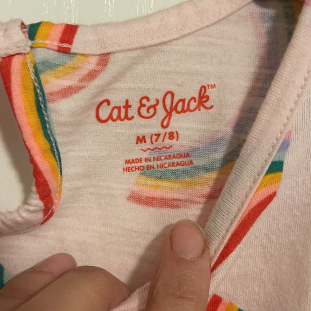 NWOT Cat & Jack | Rainbow Tanktop - Picture 2 of 2